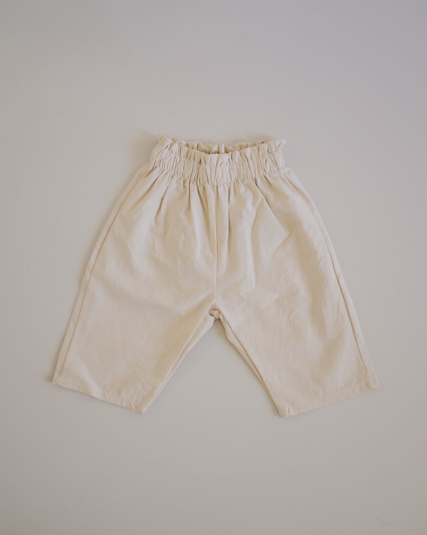 Ivory Cotton Pants