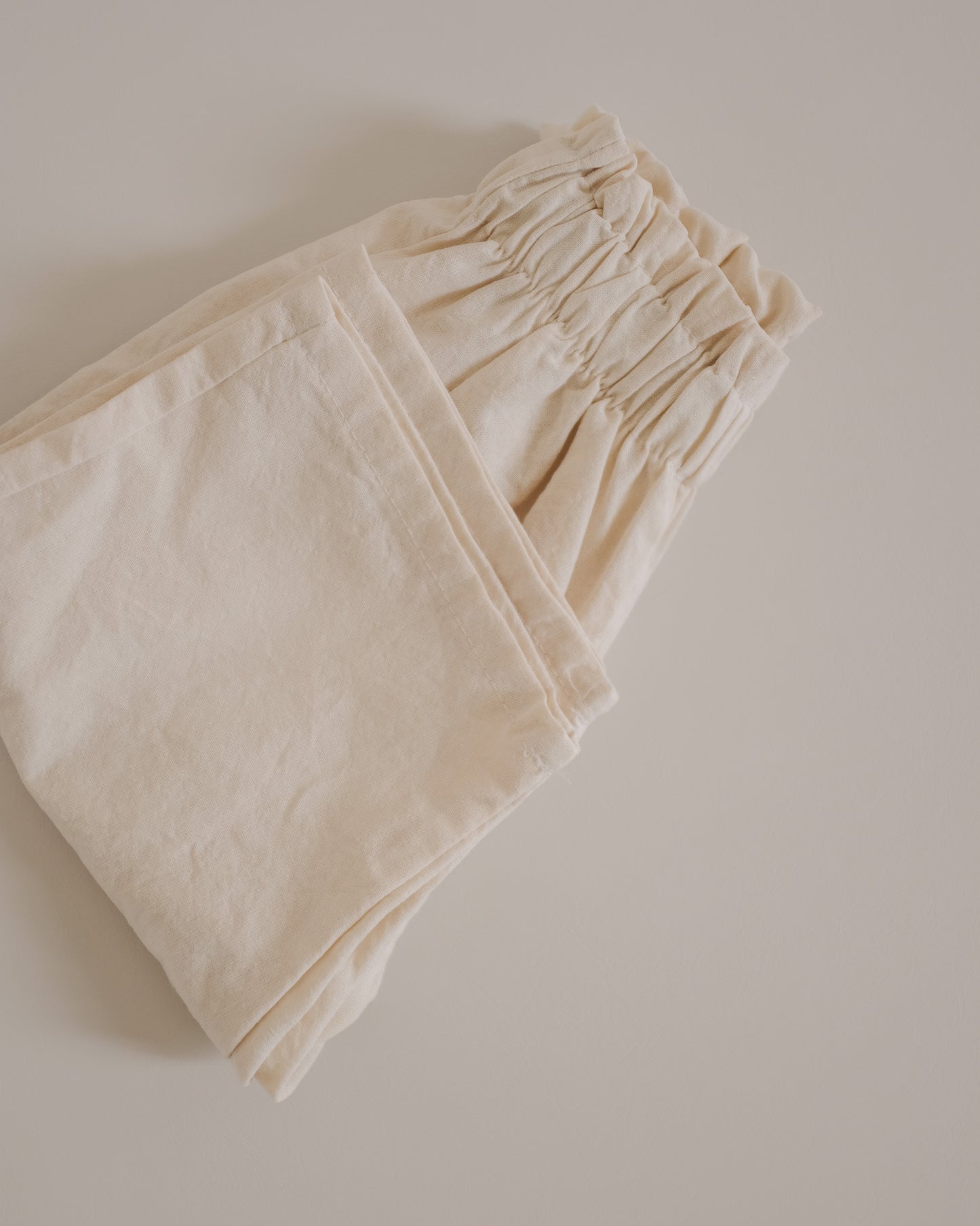 Ivory Cotton Pants