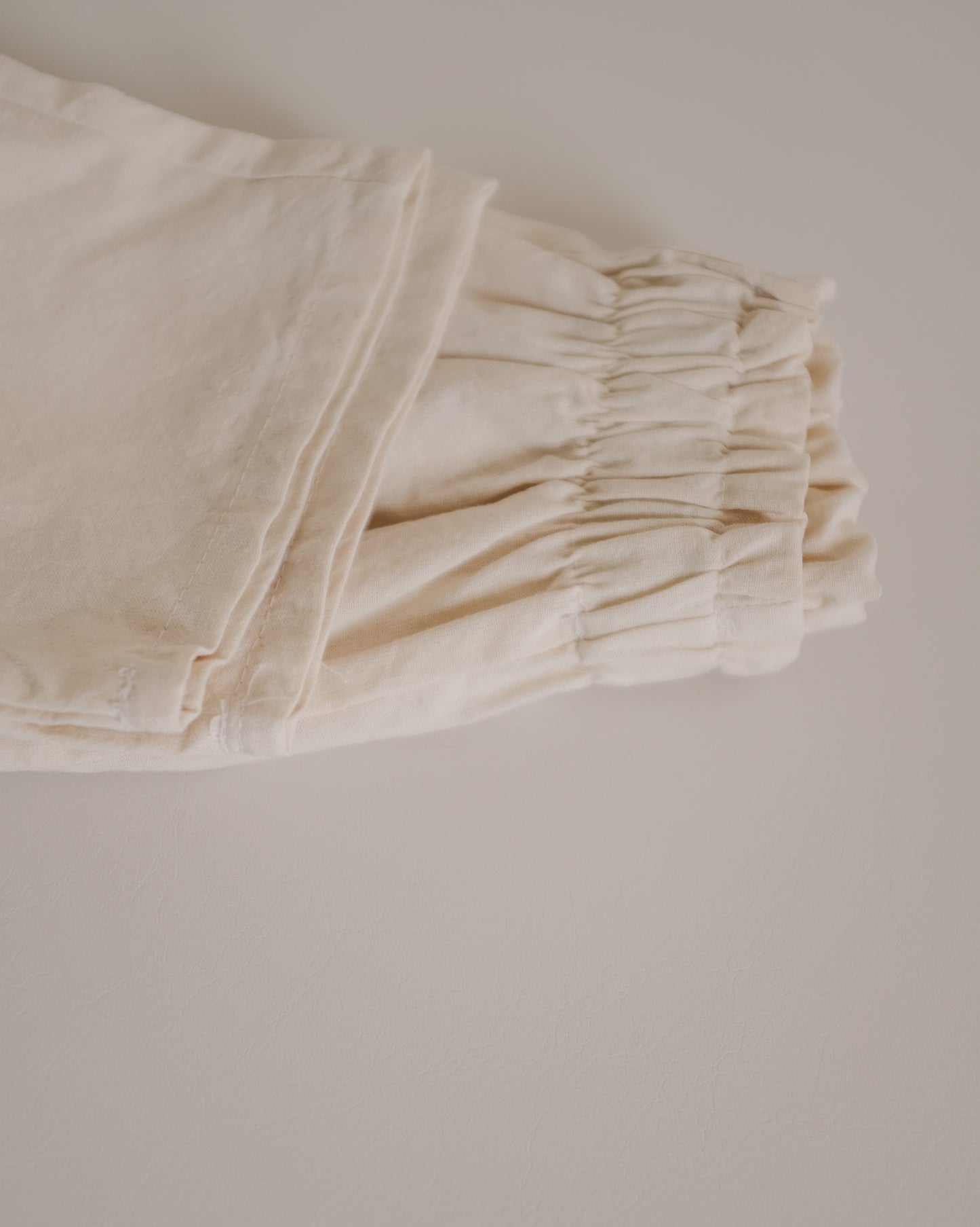 Ivory Cotton Pants